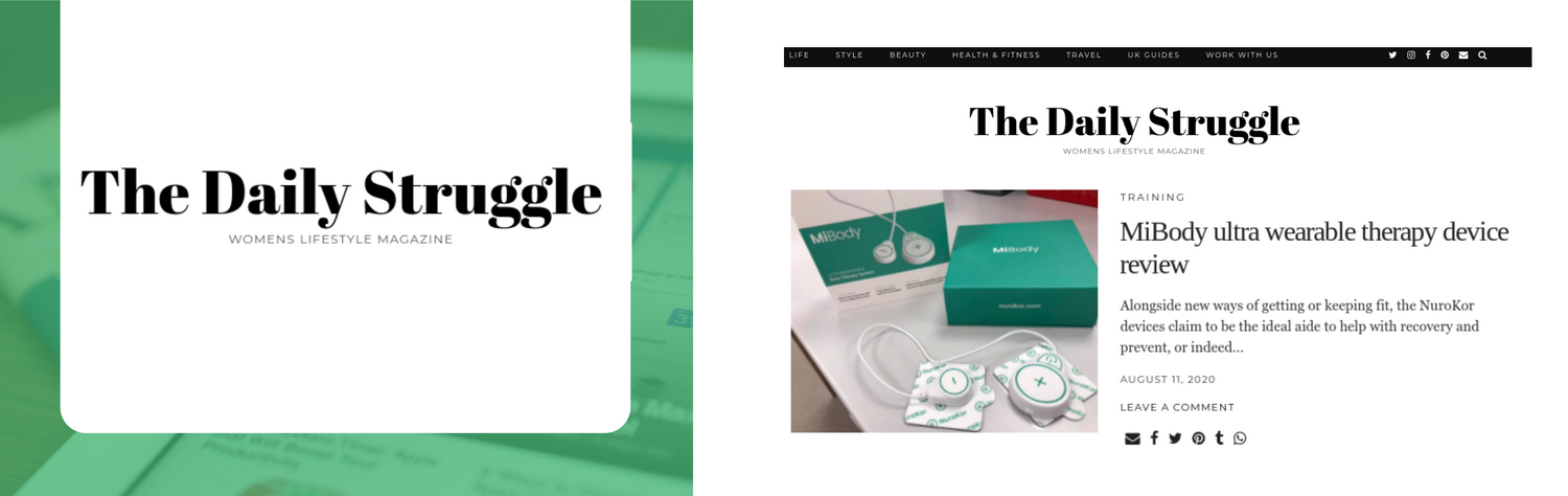 The Daily Struggle review the mibody ultra wearable therapy device