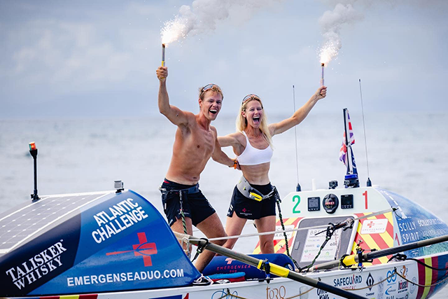 NuroKor ambassadors Emergensea Duo break record in 3000-mile row across the open ocean