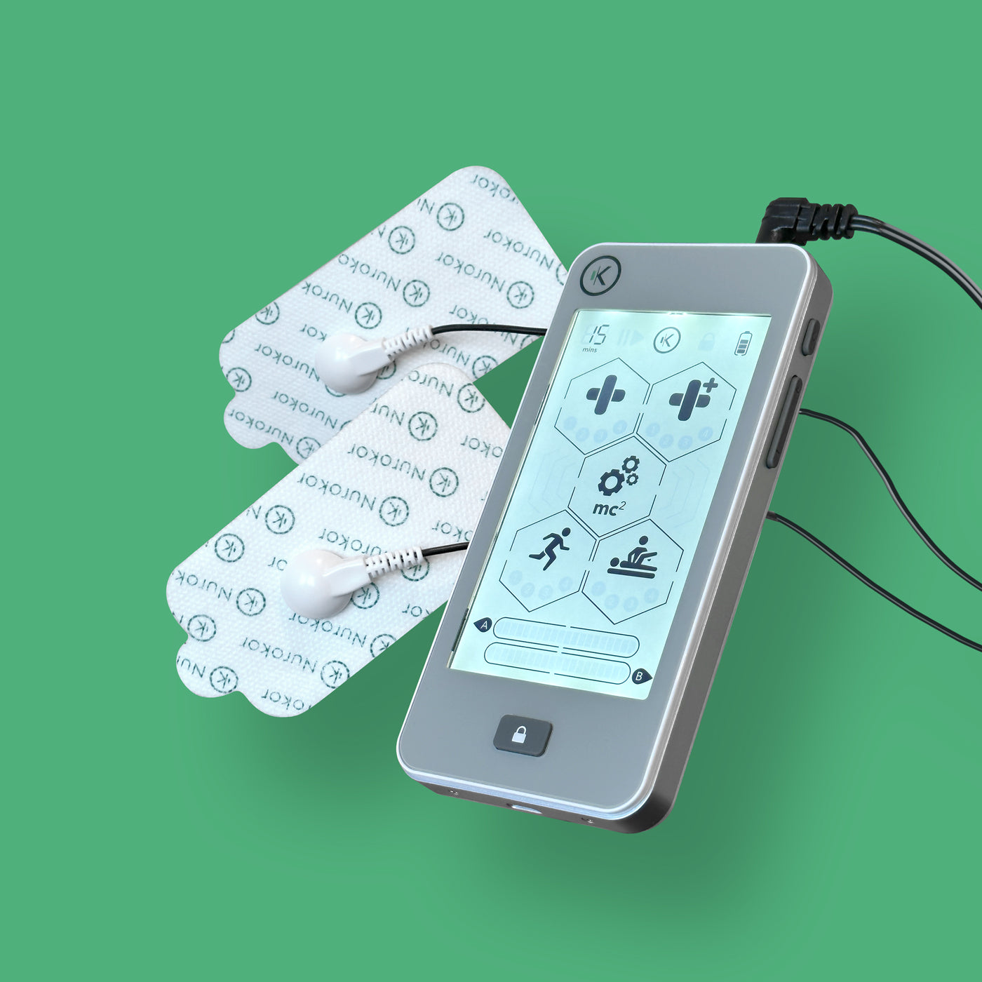 the NuroKor Lifetech mitouch device and pads