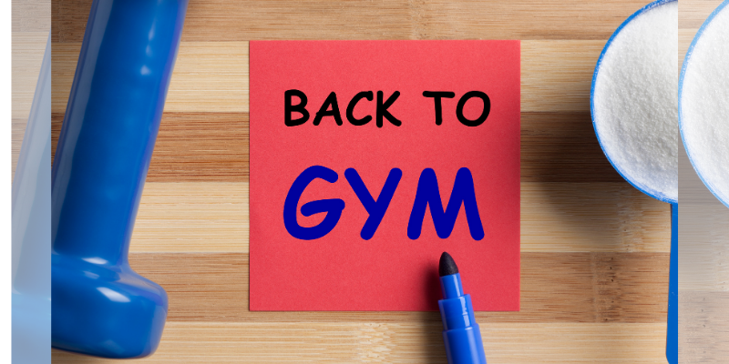 How to manage and avoid injury when going 'back to the gym' according to a Sports Specialist